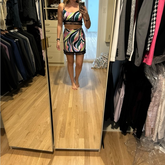 Pat Bo hand beaded top and skirt set - Picture 3 of 3